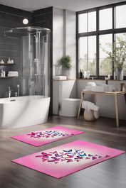 Mijölnir Juego de alfombrillas de baño CT-5114 de 2 piezas Multicolor